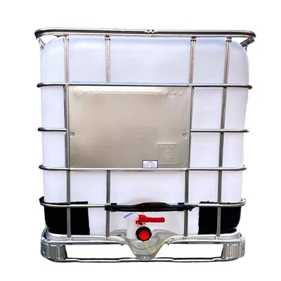 Hvit antistatisk 1000L IBC tank helt ny